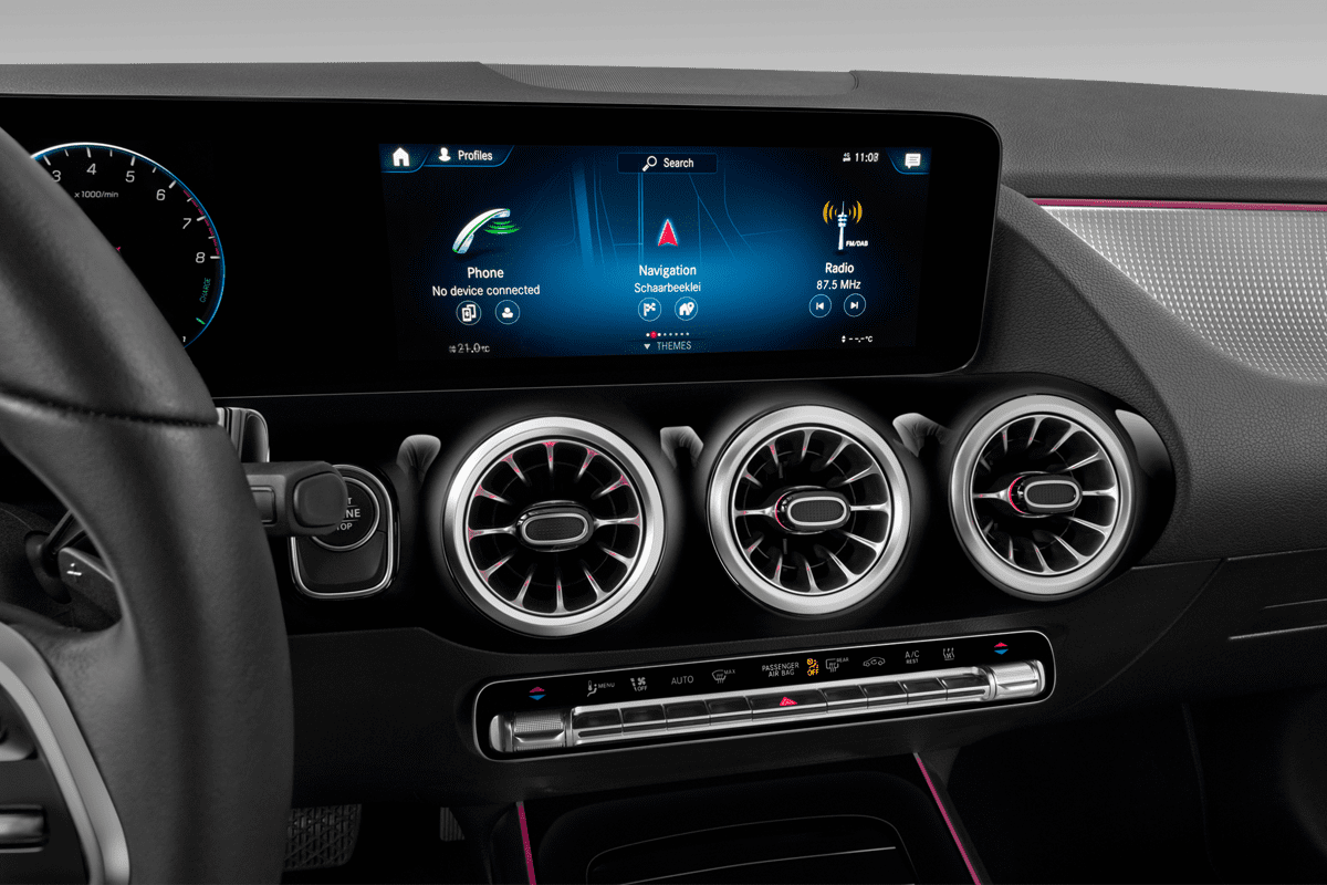 Mittelkonsole eines Mercedes B-Klasse Sports Tourer