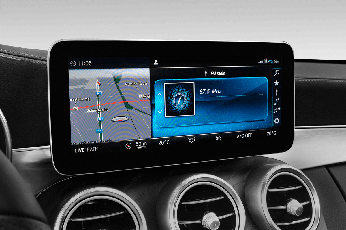 Audiosystem eines Mercedes C-Klasse All-Terrain