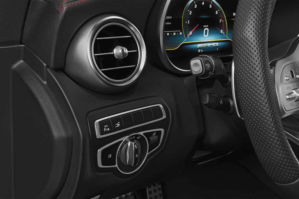 Lüftung eines Mercedes C-Klasse Coupé