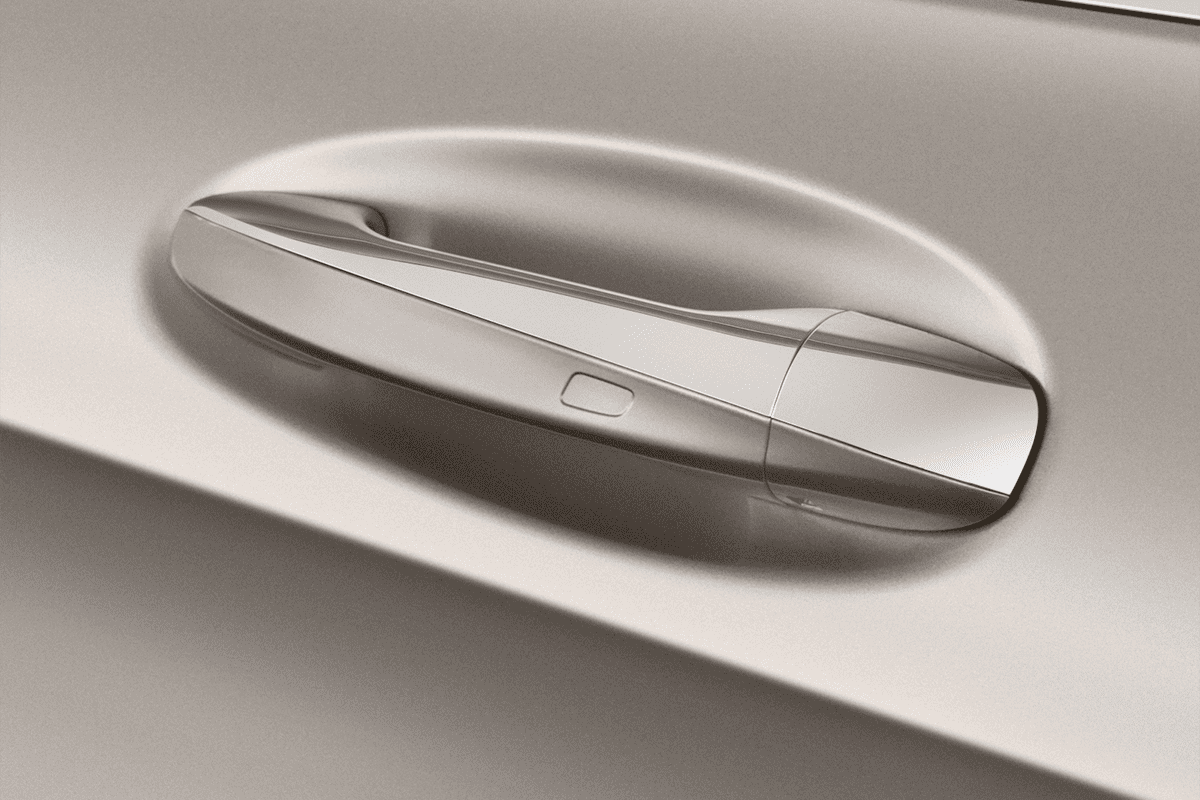 Türgriff eines Mercedes C-Klasse Limousine Plug-in-Hybrid 