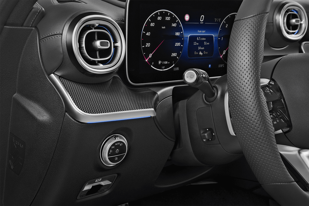 Lüftung eines Mercedes C-Klasse T-Modell 