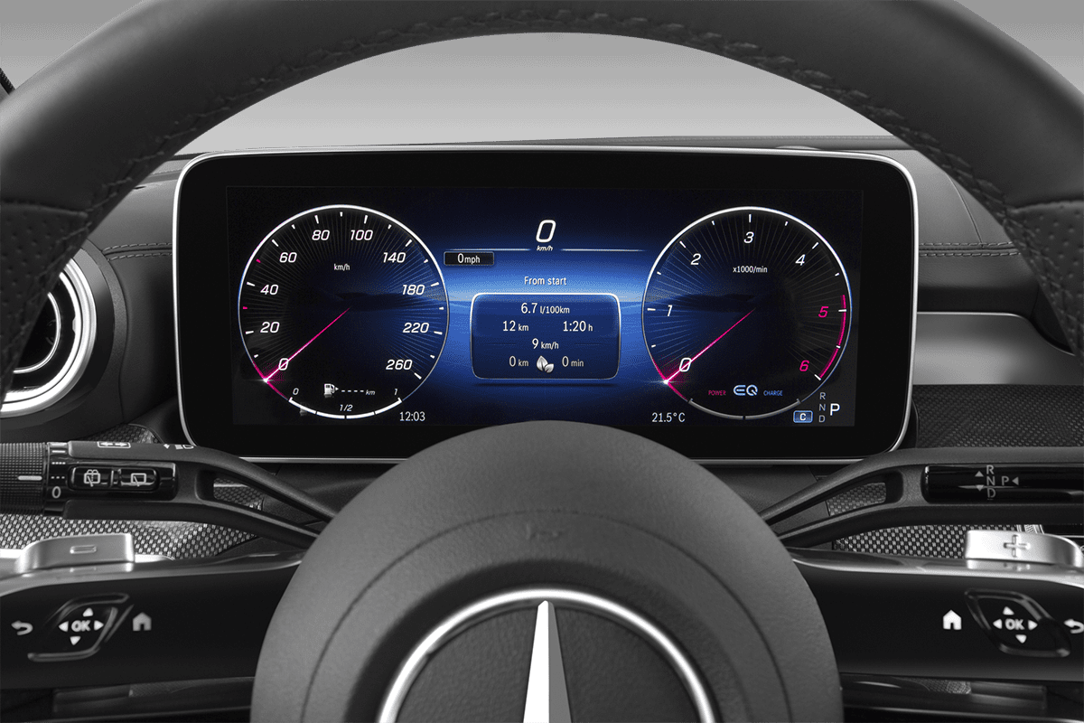 Kombiinstrument eines Mercedes C-Klasse T-Modell 