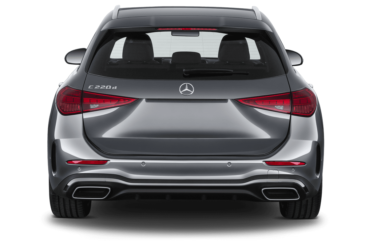 Heckansicht eines Mercedes C-Klasse T-Modell 