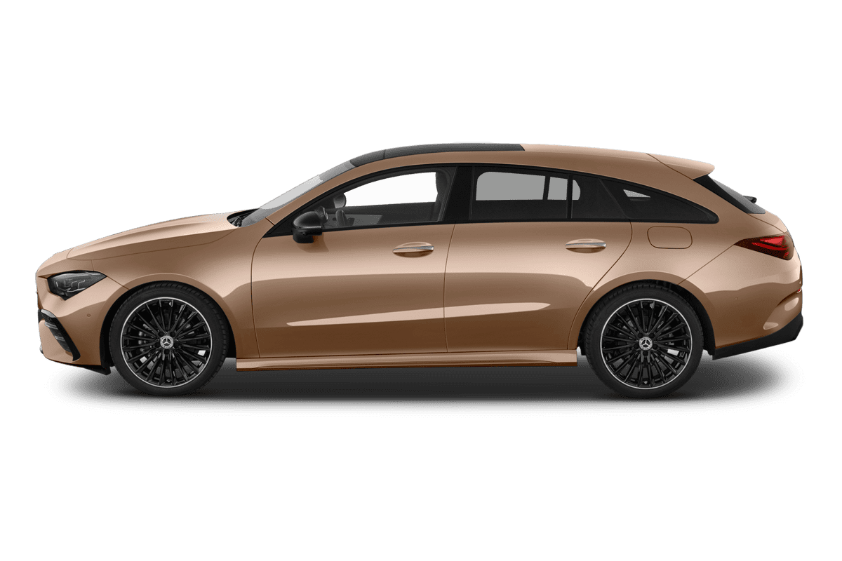 Seitenansicht eines Mercedes CLA Shooting Brake