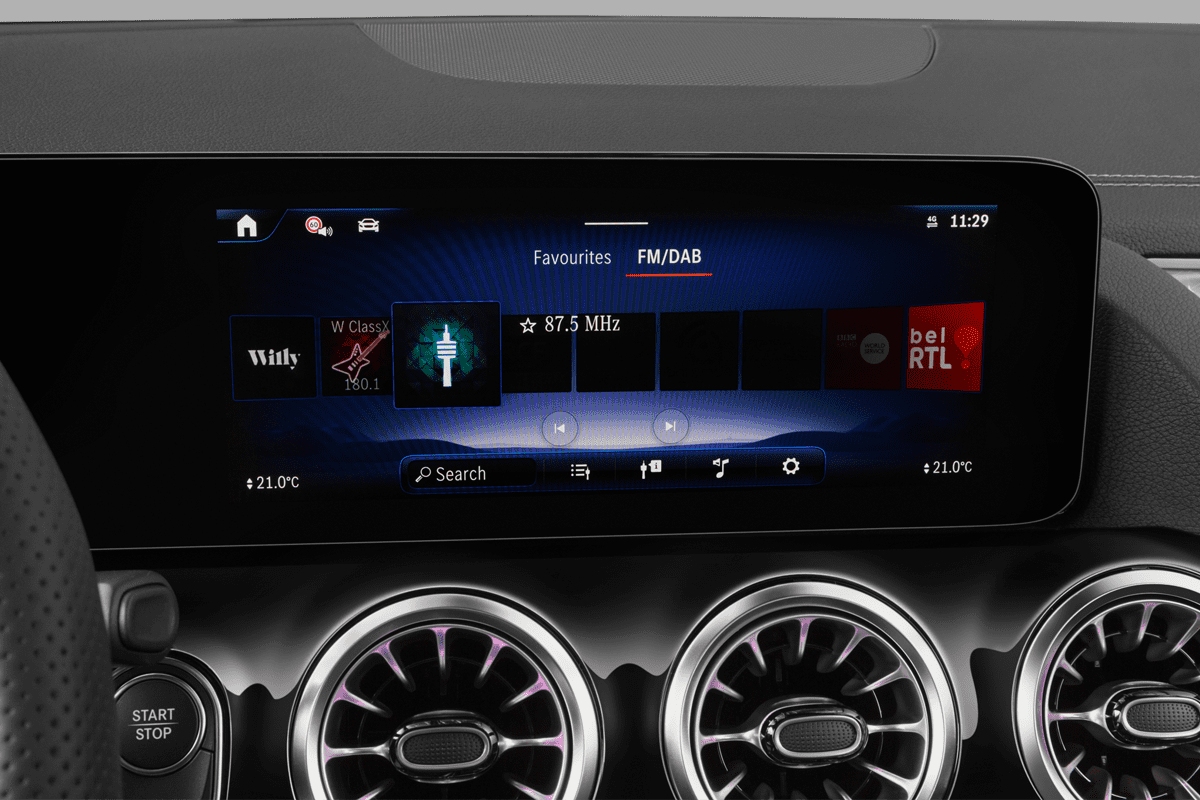 Audiosystem eines Mercedes EQA