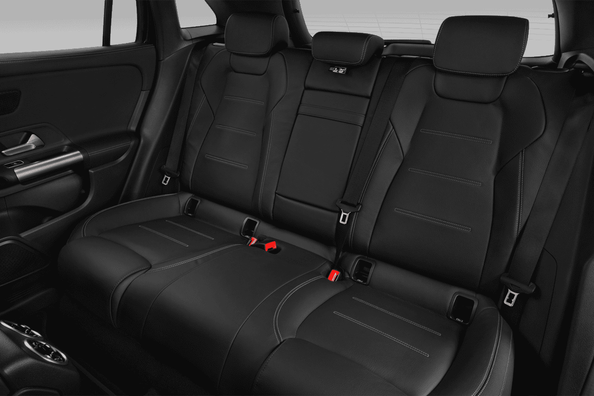 Rücksitzbank eines Mercedes EQA