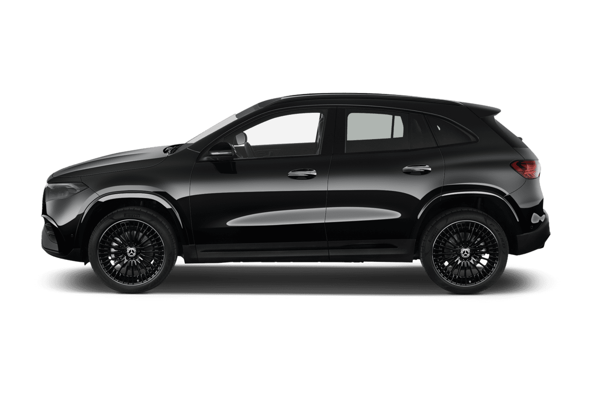 Seitenansicht eines Mercedes EQA
