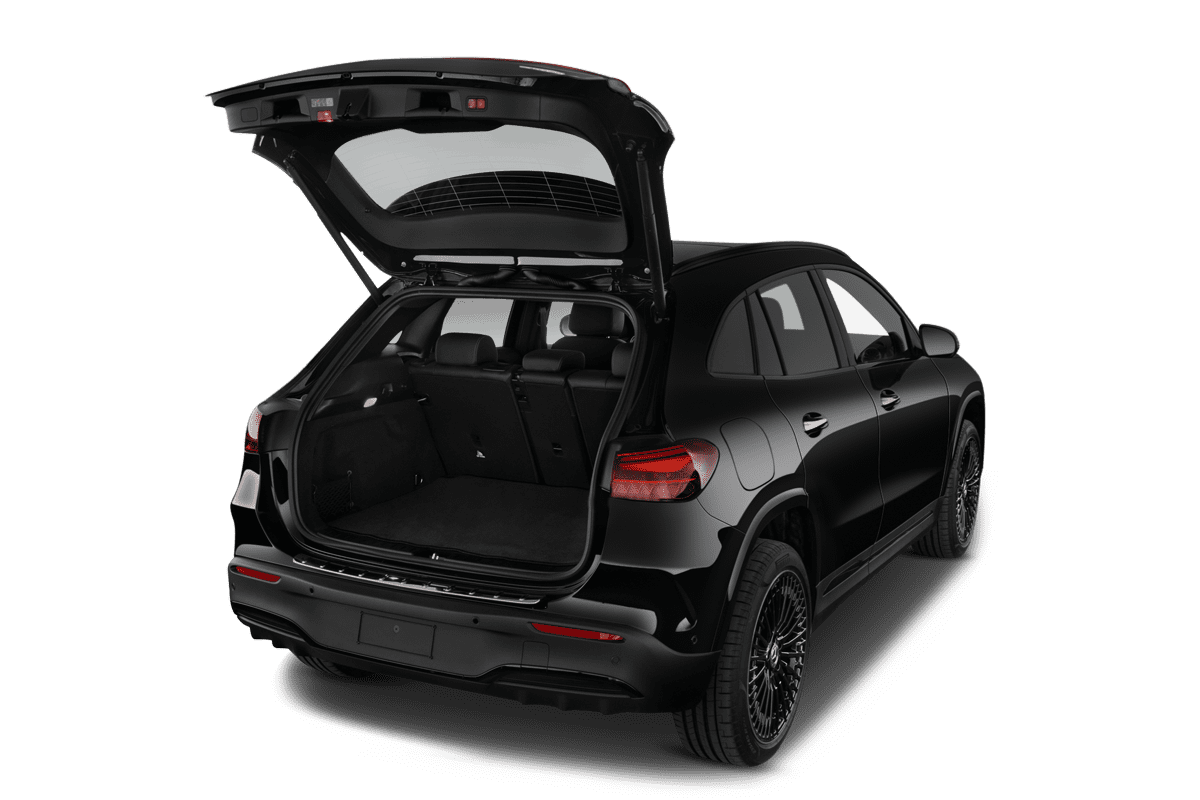 Kofferraum eines Mercedes EQA