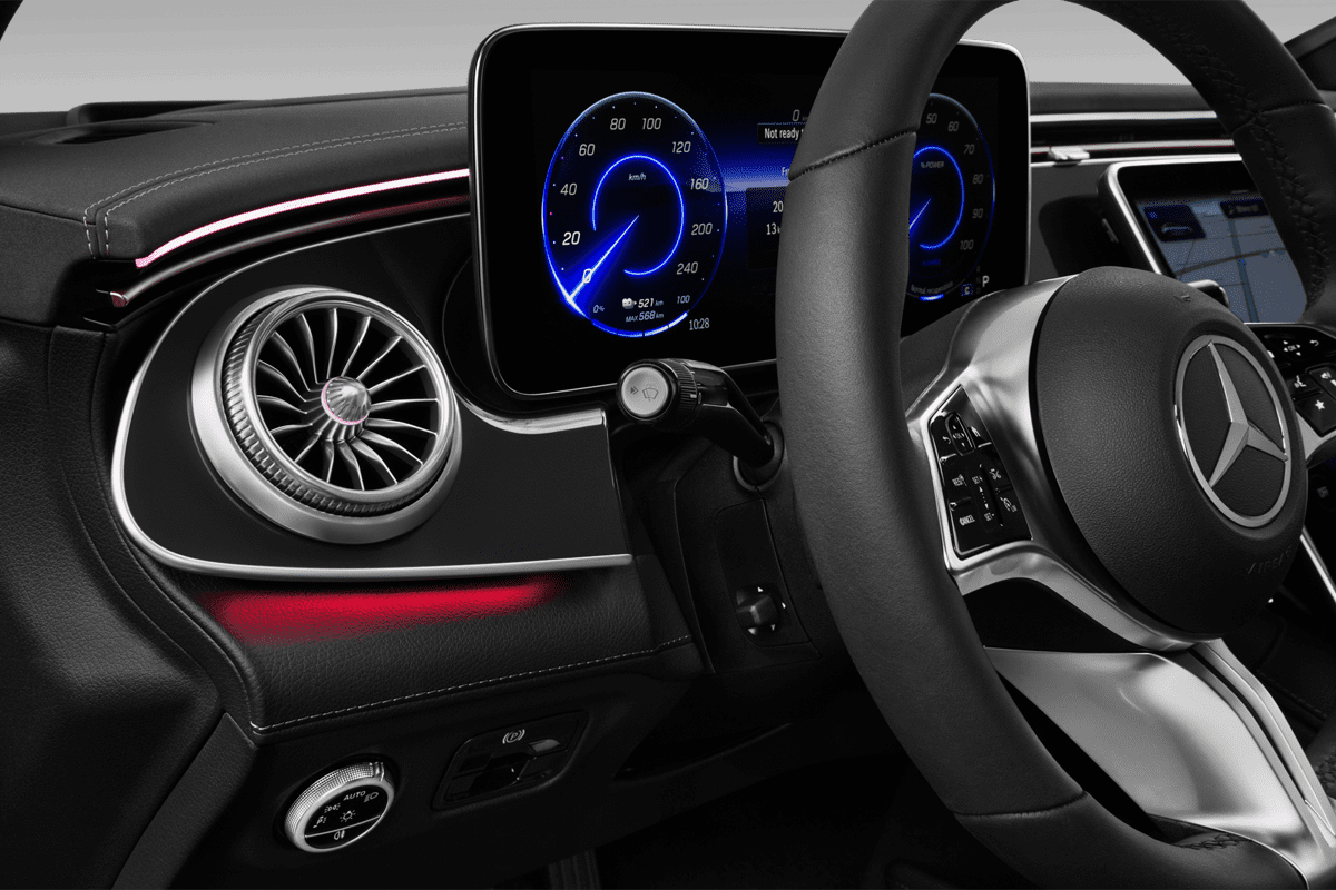 Lüftung eines Mercedes EQE