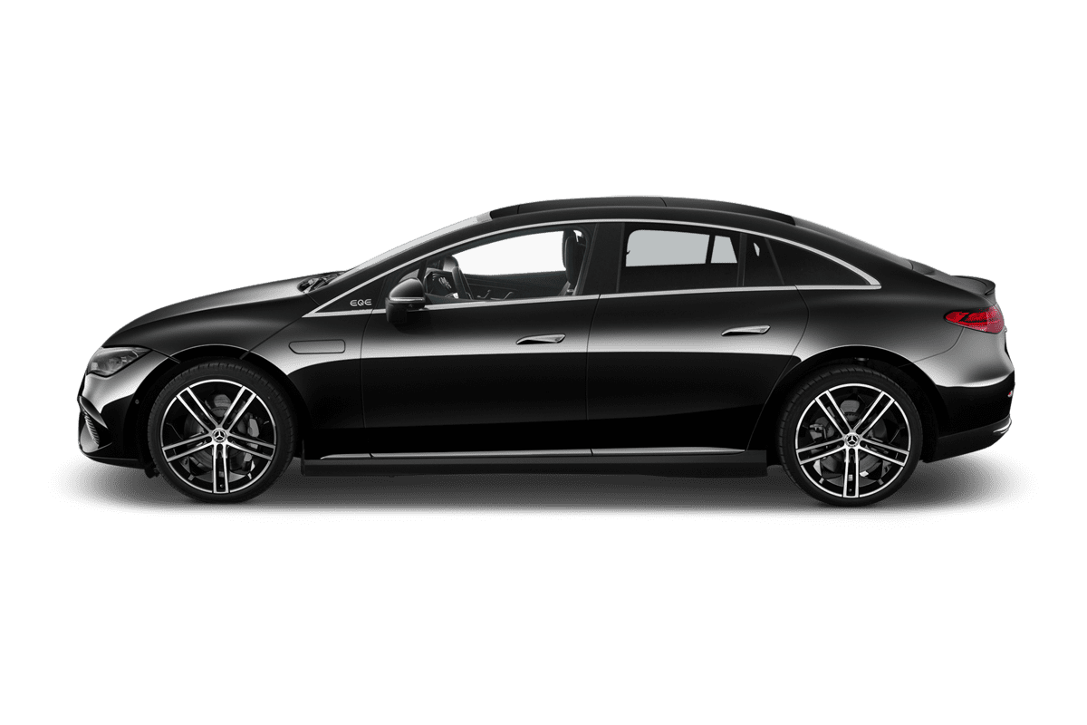 Seitenansicht eines Mercedes EQE