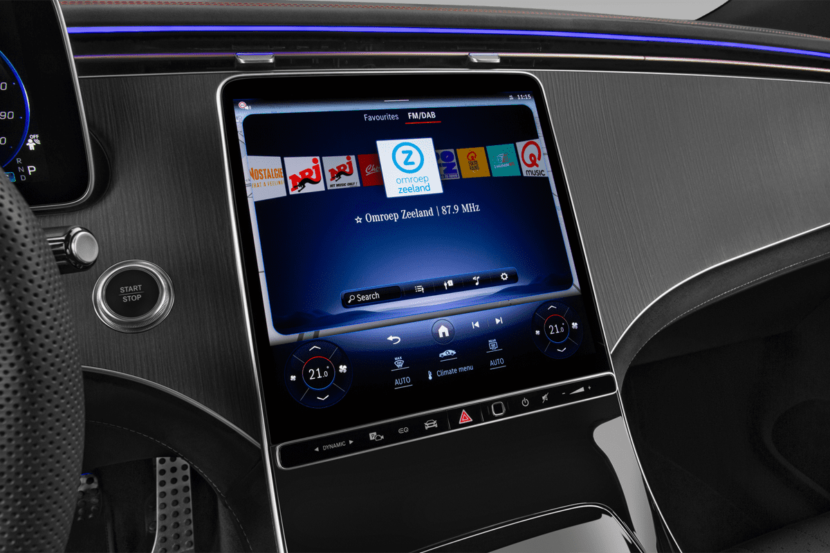 Audiosystem eines Mercedes EQE SUV