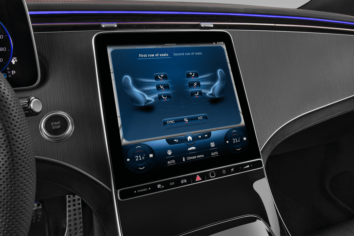 Klimasteuerung eines Mercedes EQE SUV