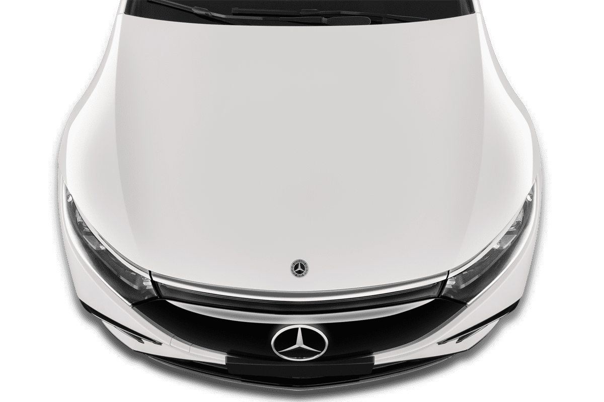 Motorraum eines Mercedes EQS