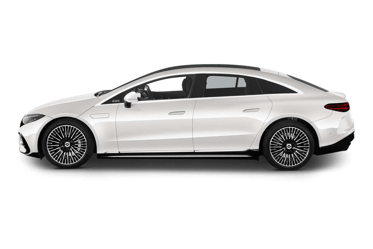 Seitenansicht eines Mercedes EQS