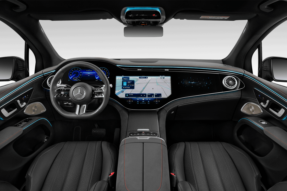 Armaturenbrett eines Mercedes EQS SUV