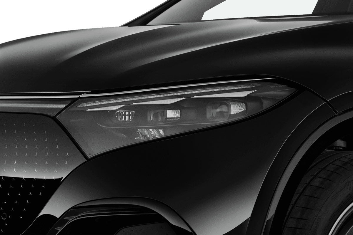 Frontscheinwerfer eines Mercedes EQS SUV