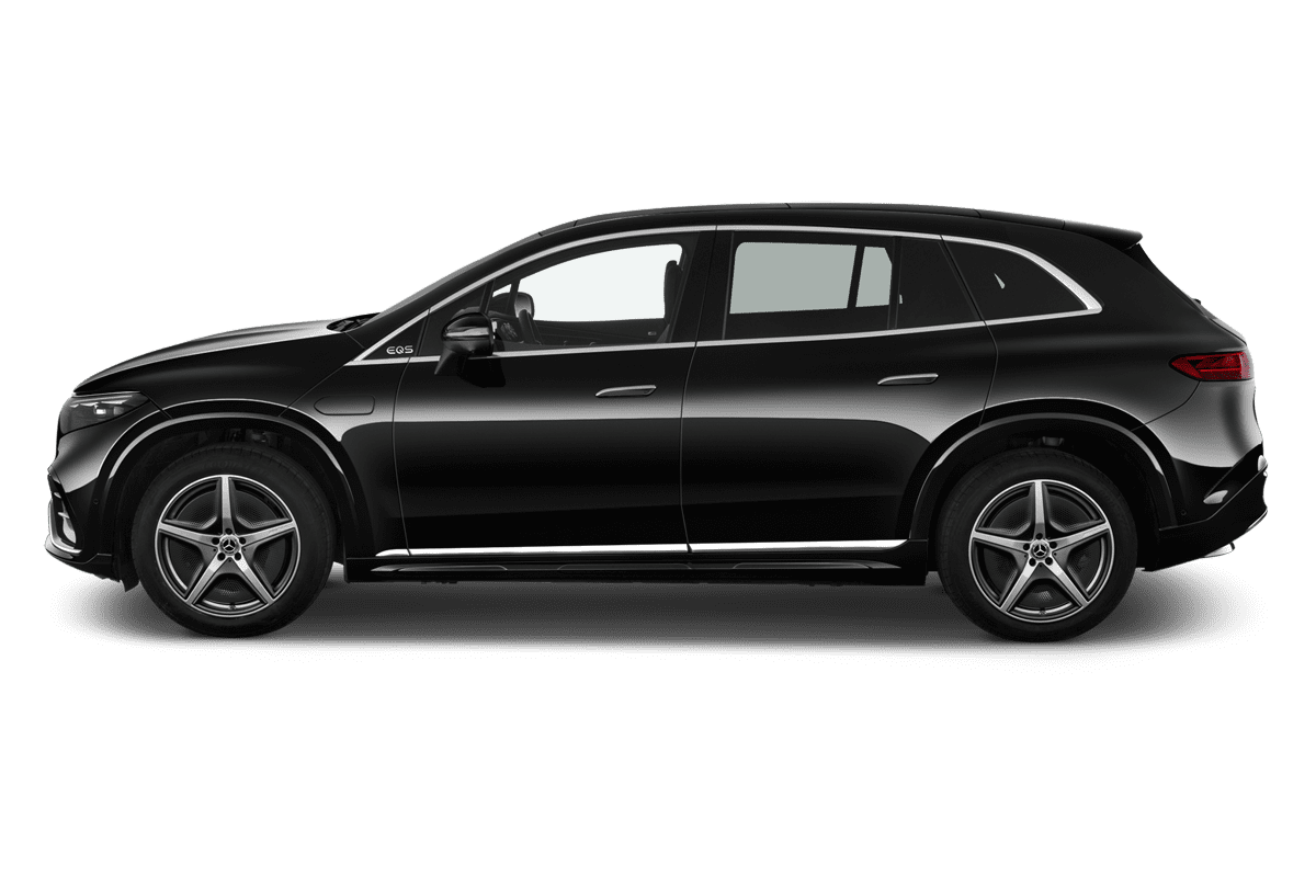 Seitenansicht eines Mercedes EQS SUV
