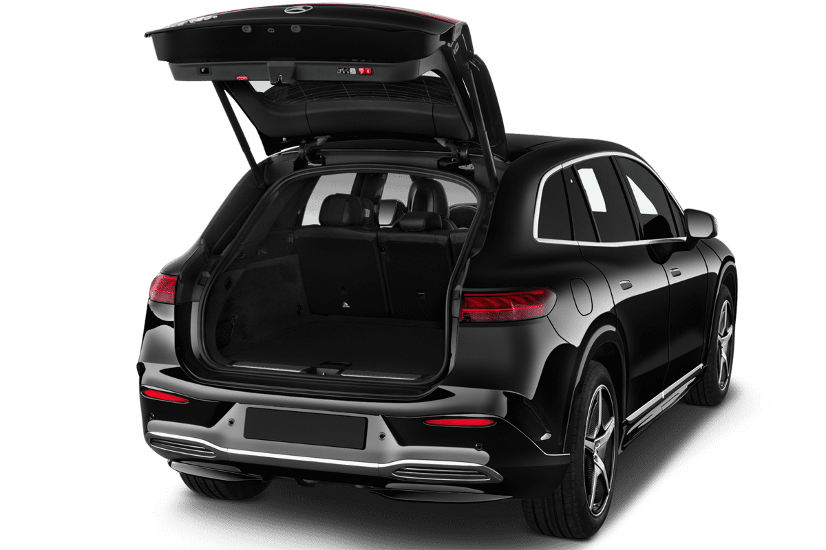 Kofferraum eines Mercedes EQS SUV