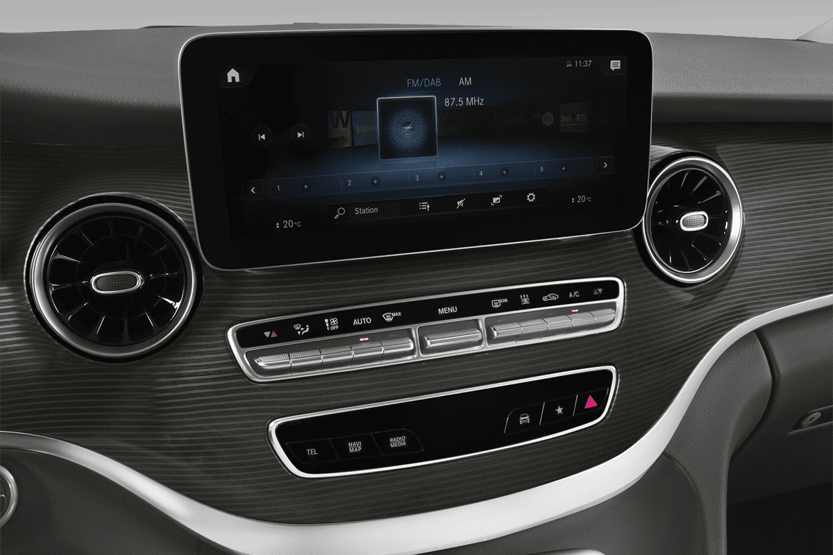 Audiosystem eines Mercedes EQV