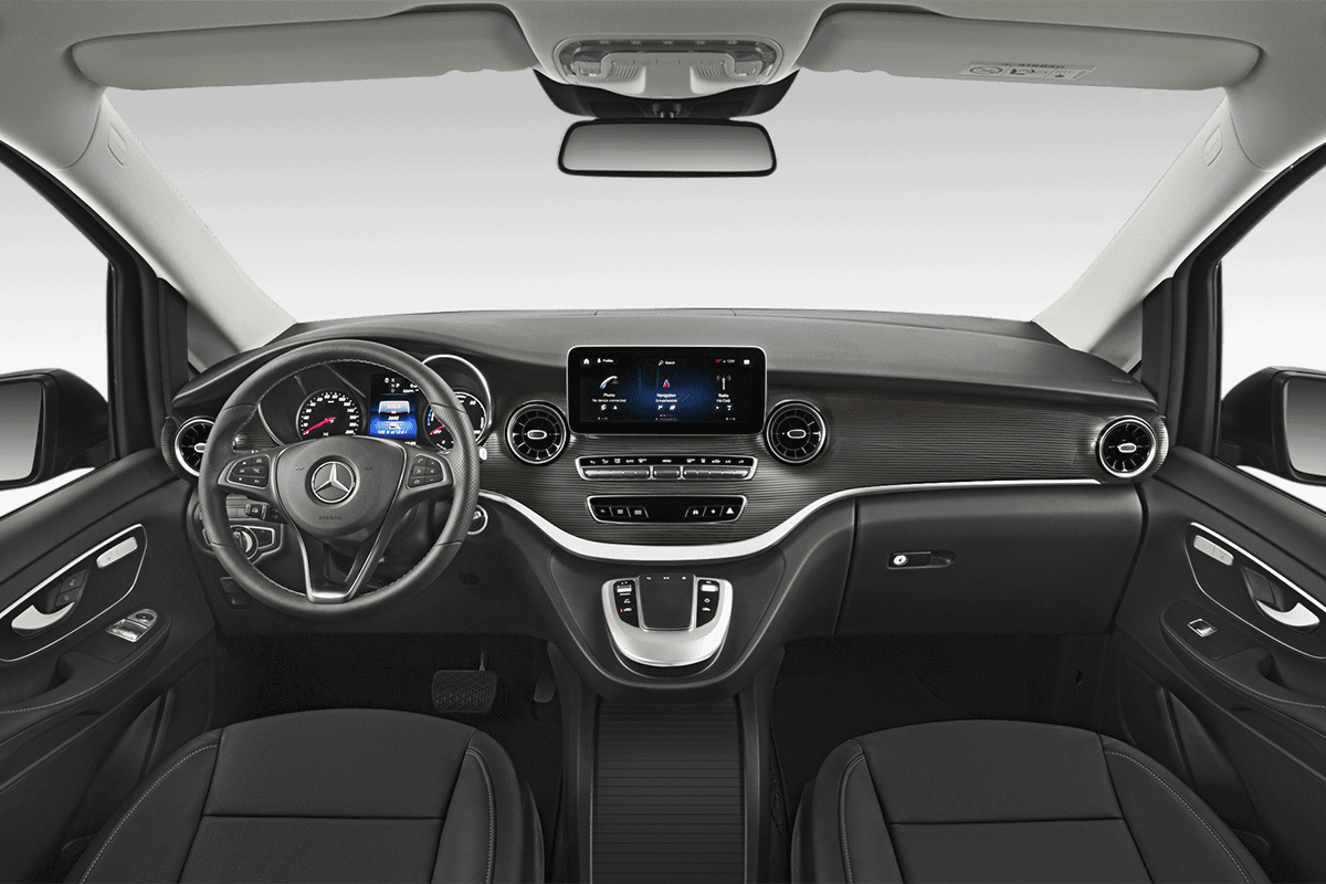 Armaturenbrett eines Mercedes EQV