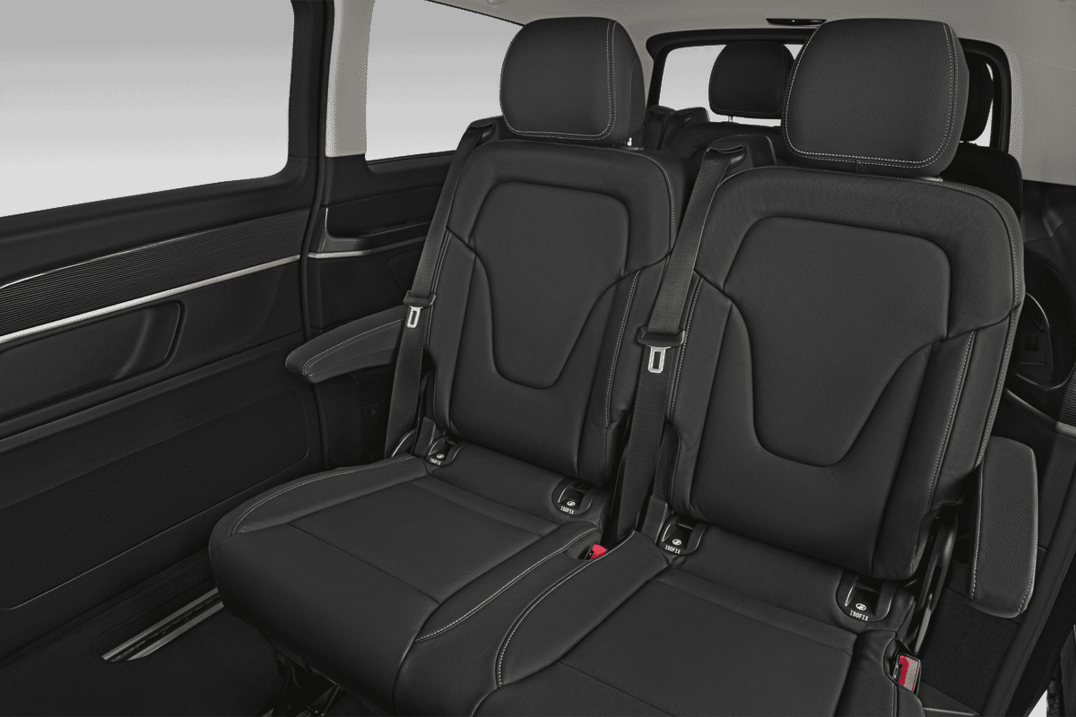 Rücksitzbank eines Mercedes EQV