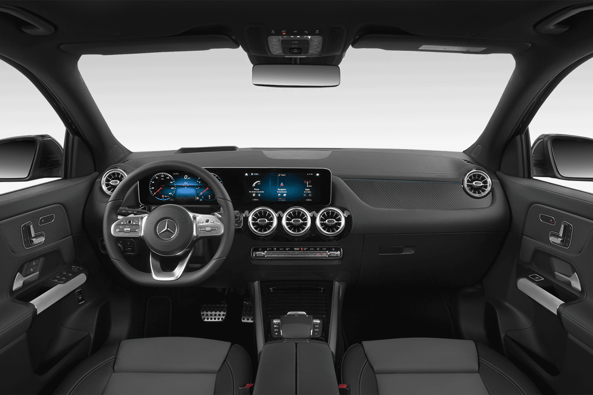 Armaturenbrett eines Mercedes GLA