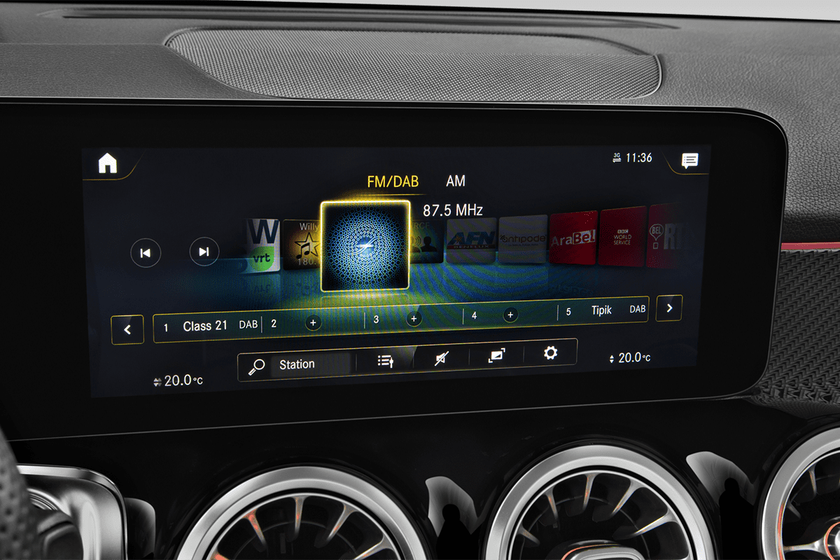Audiosystem eines Mercedes GLB