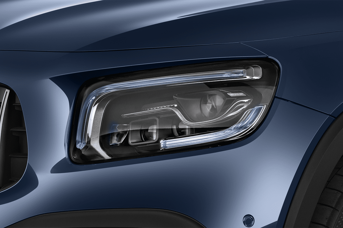 Frontscheinwerfer eines Mercedes GLB