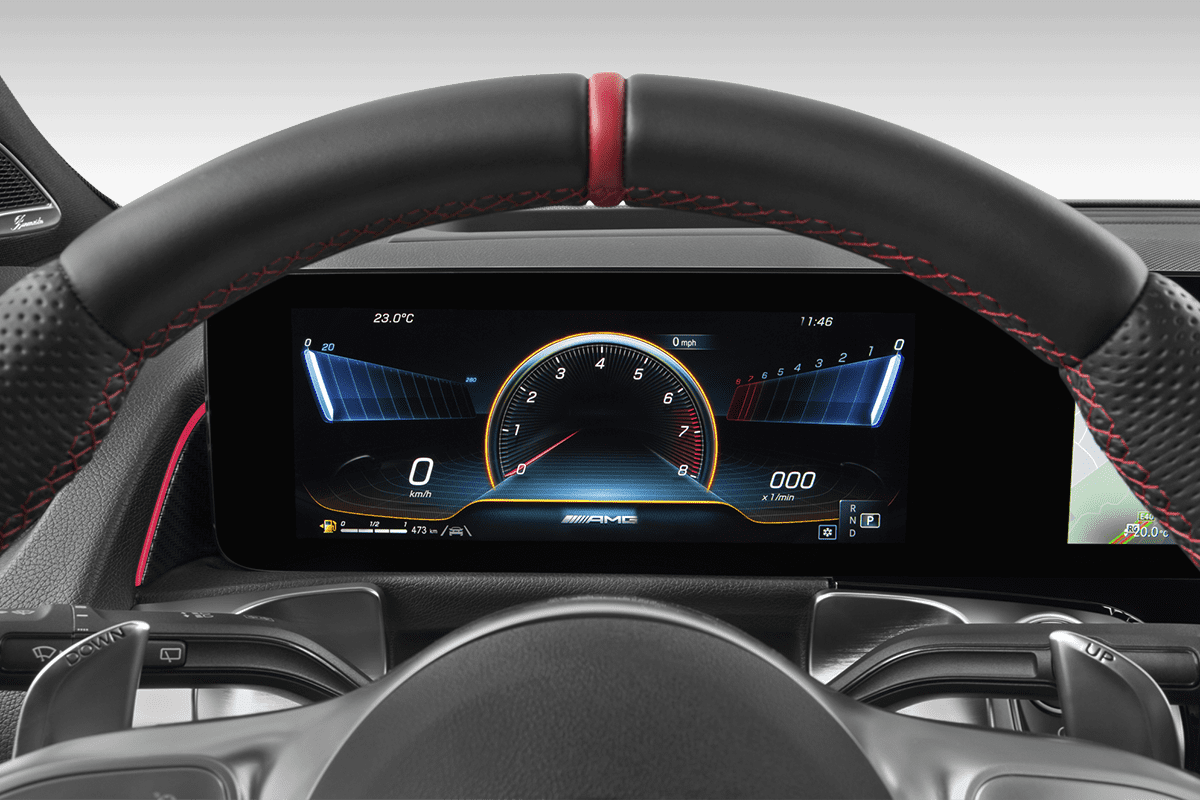 Kombiinstrument eines Mercedes GLB