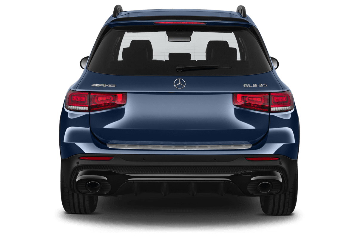 Heckansicht eines Mercedes GLB