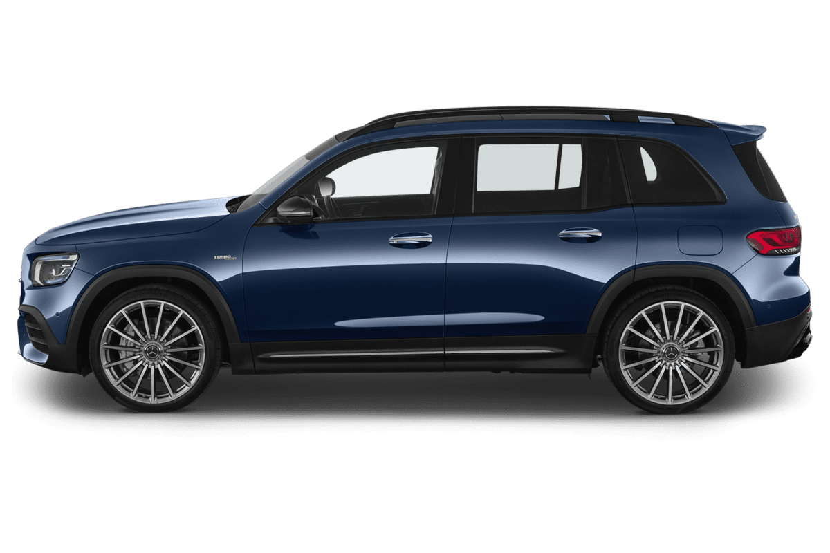 Seitenansicht eines Mercedes GLB