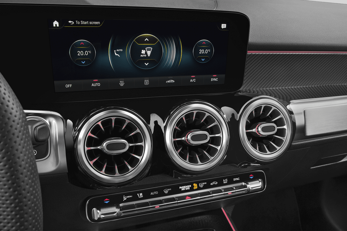 Klimasteuerung eines Mercedes GLB