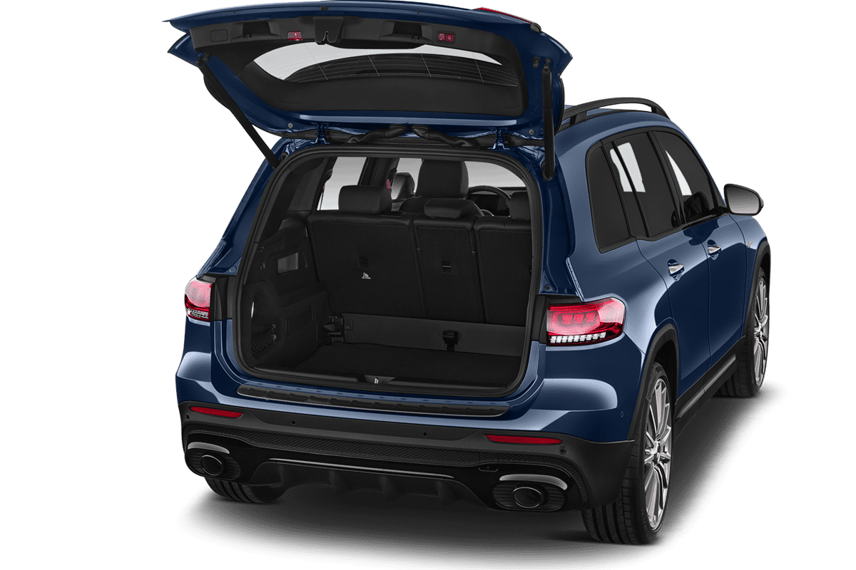 Kofferraum eines Mercedes GLB