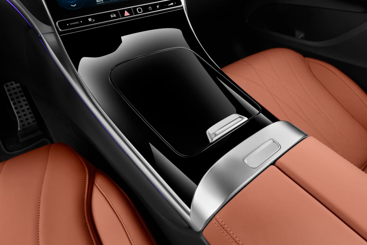 Schaltknüppel eines Mercedes GLC