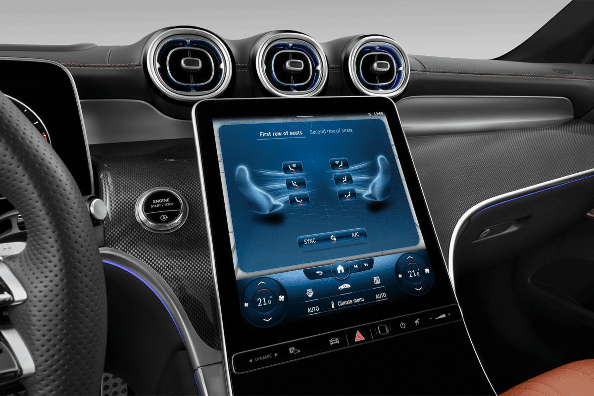 Klimasteuerung eines Mercedes GLC