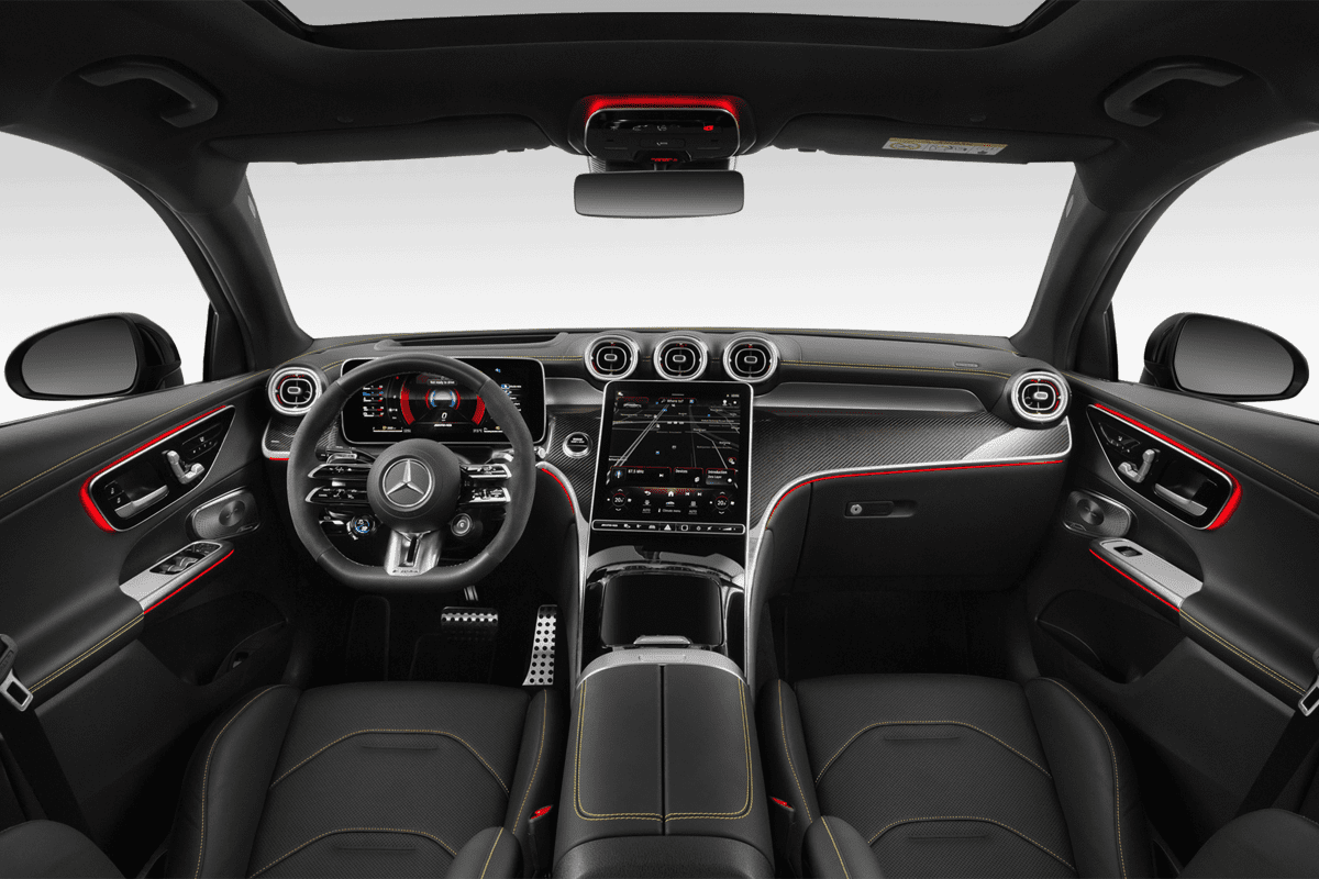 Armaturenbrett eines Mercedes GLC Coupé