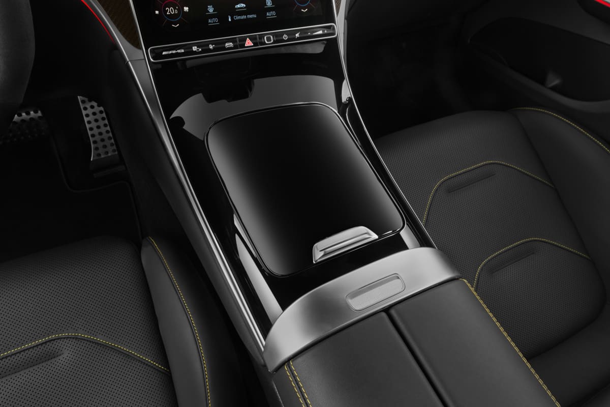 Schaltknüppel eines Mercedes GLC Coupé