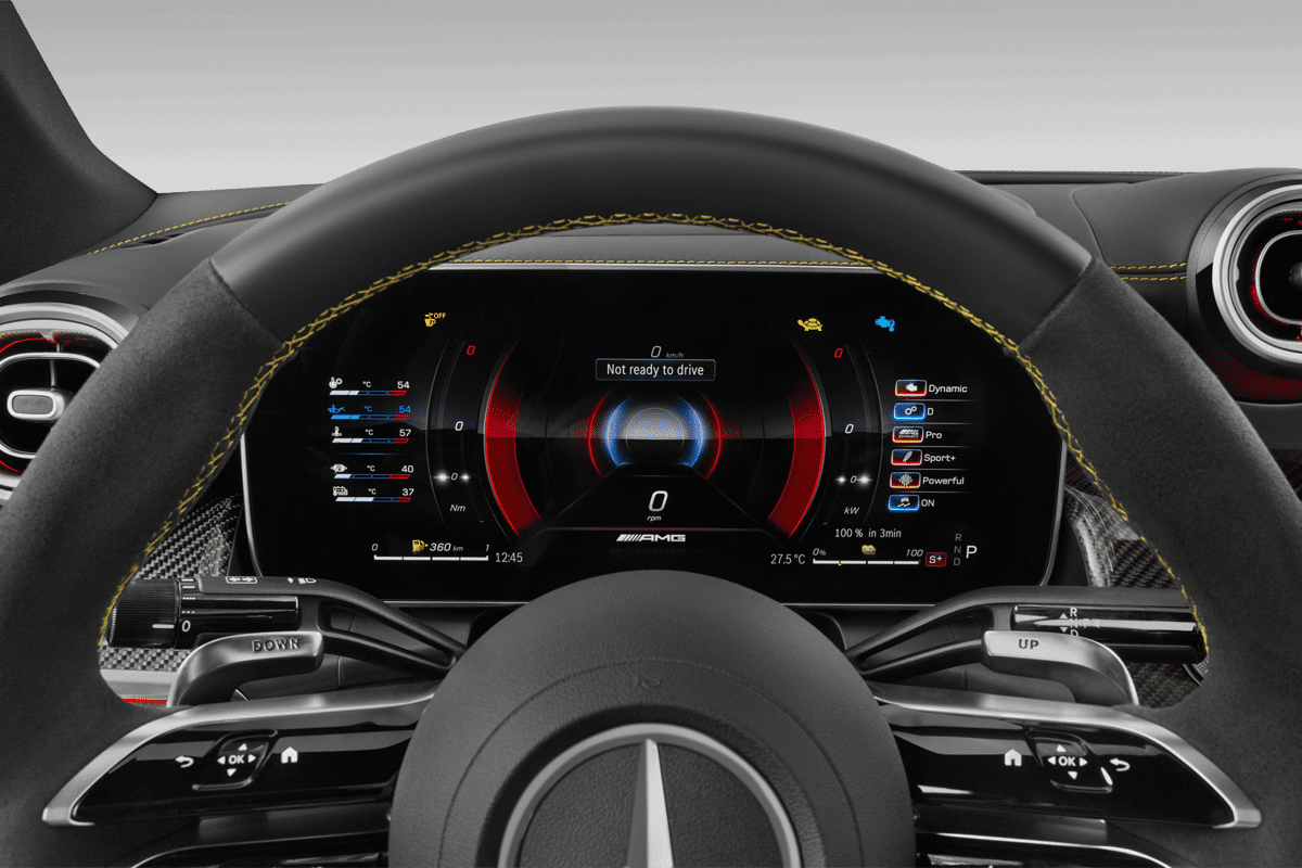 Kombiinstrument eines Mercedes GLC Coupé