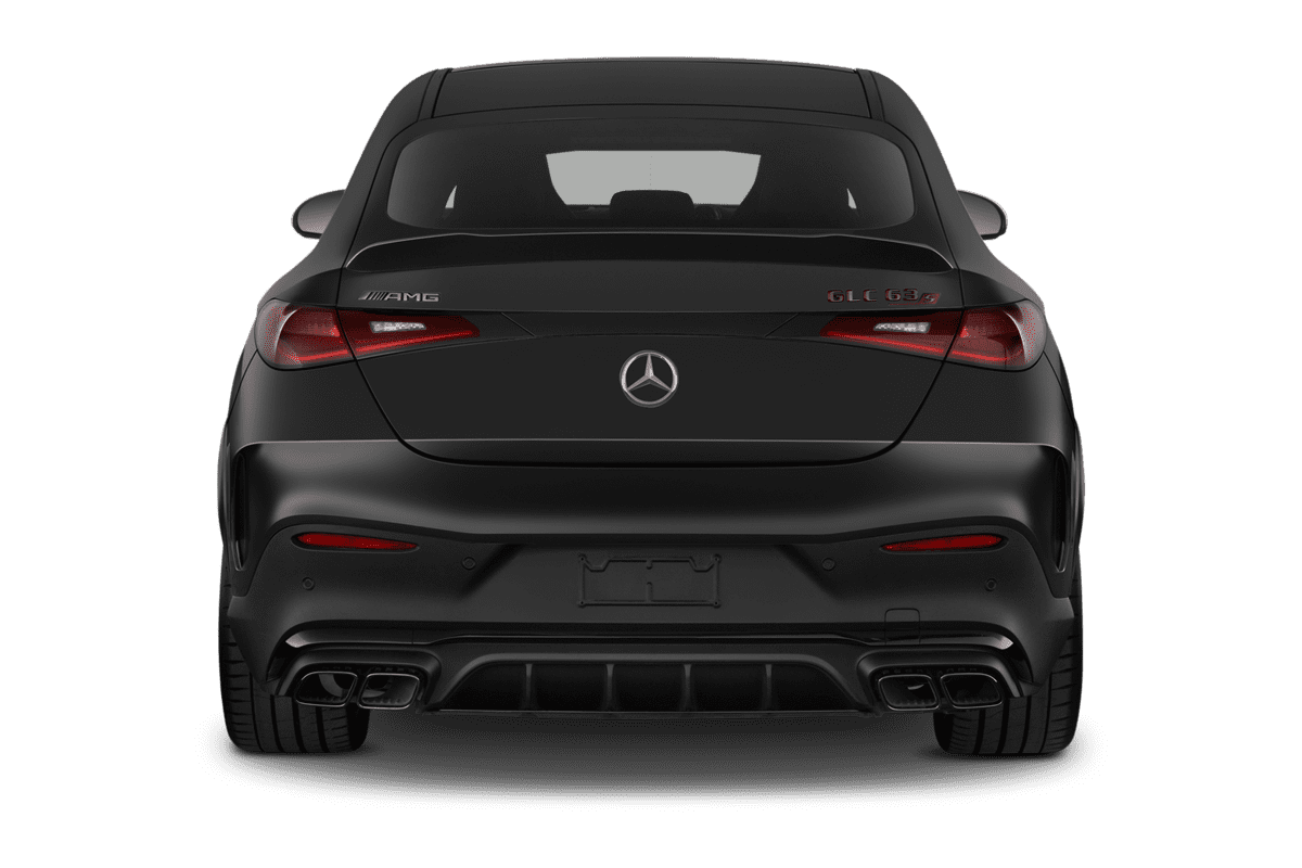 Heckansicht eines Mercedes GLC Coupé