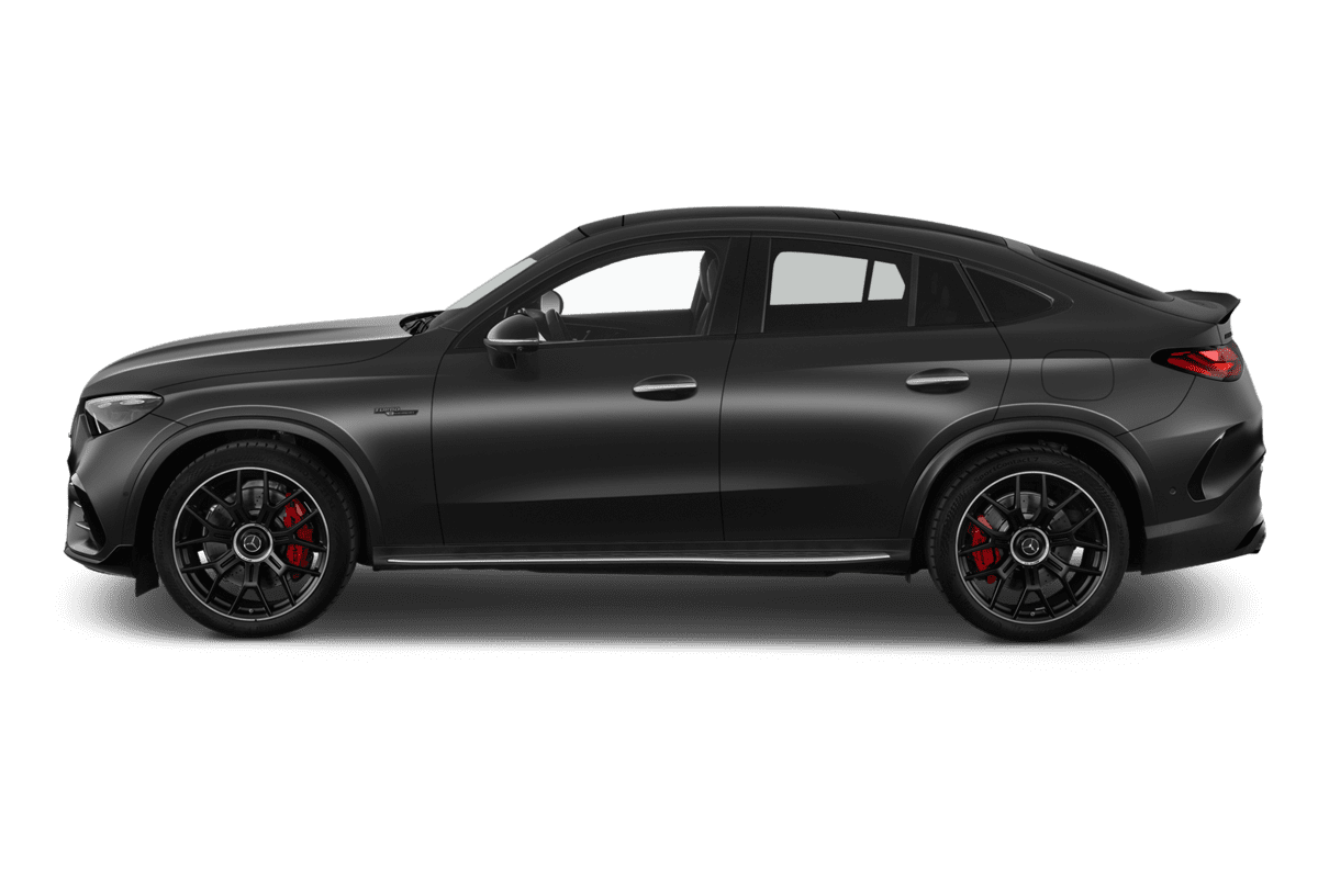 Seitenansicht eines Mercedes GLC Coupé
