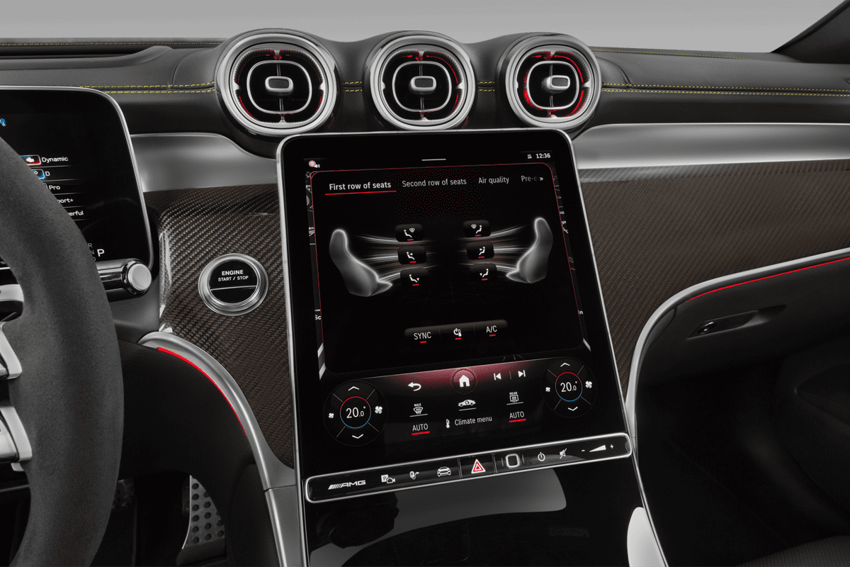Klimasteuerung eines Mercedes GLC Coupé