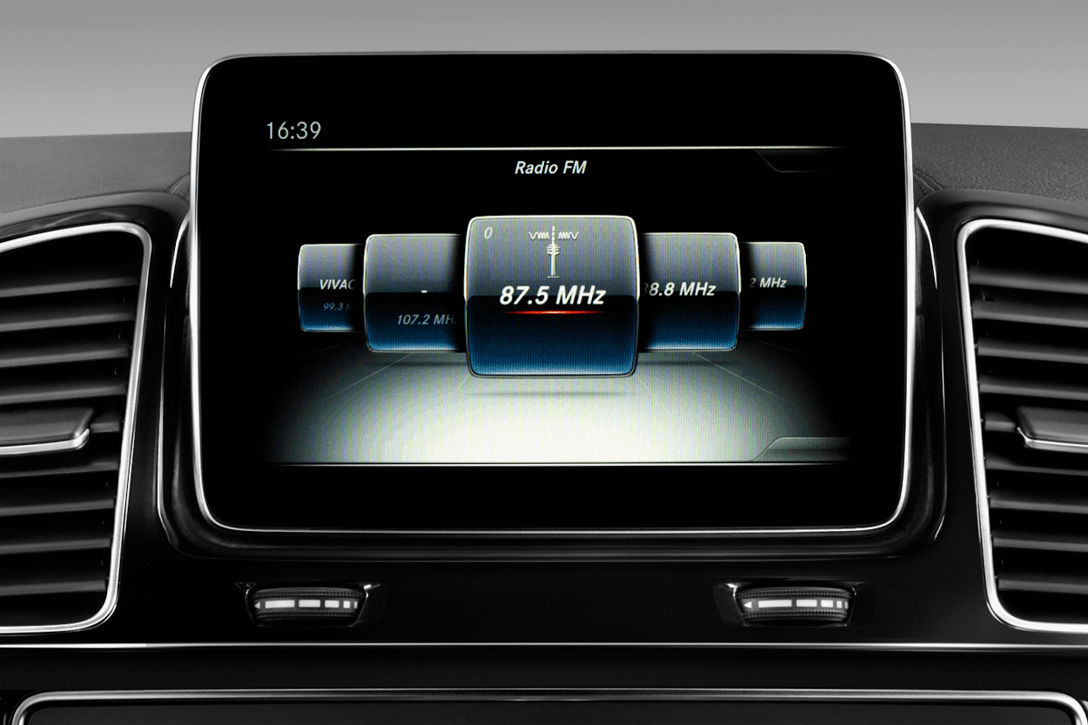 Audiosystem eines Mercedes GLE-Coupé