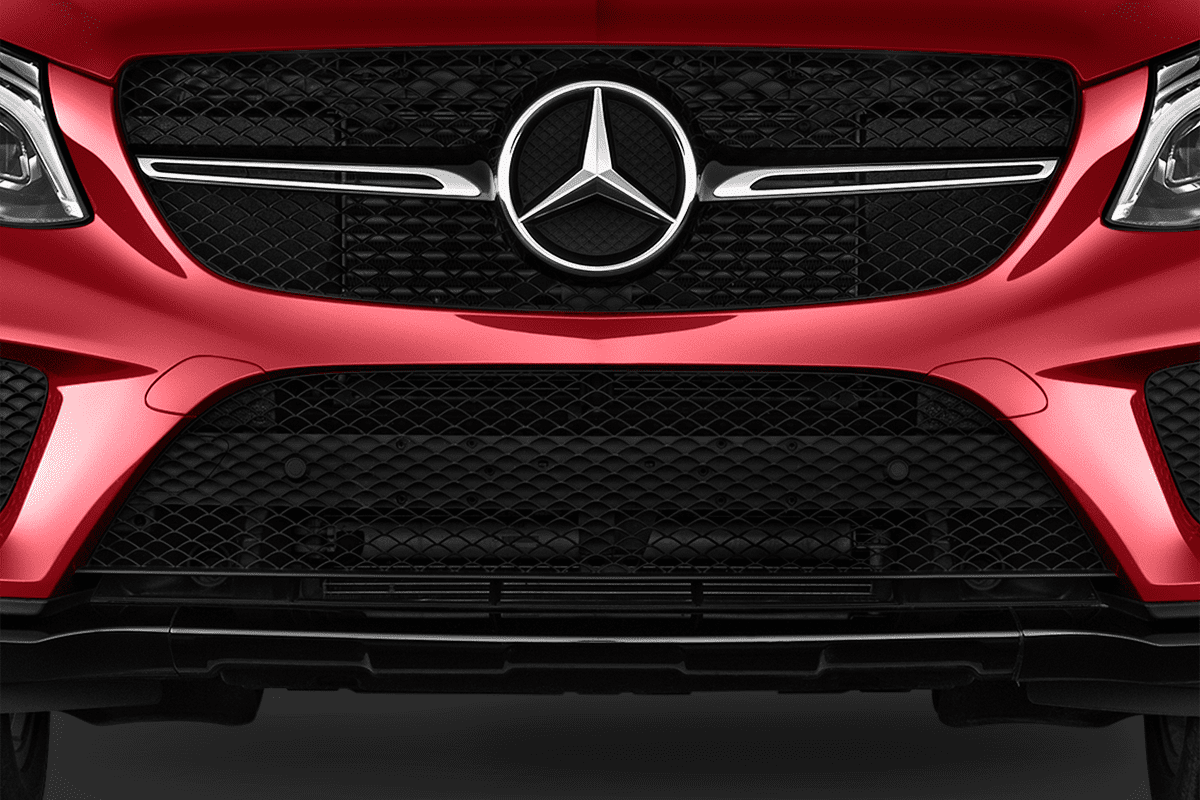 Kühlergrill eines Mercedes GLE-Coupé