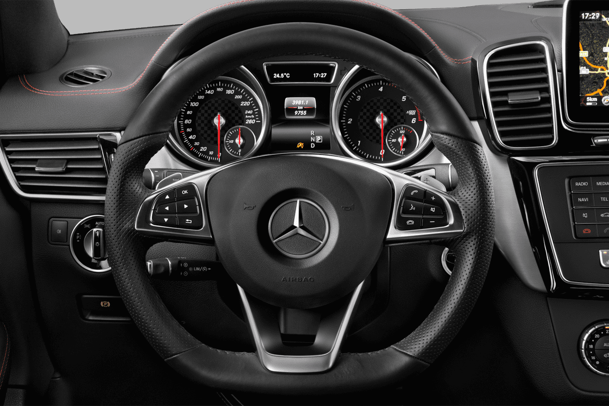 Lenkrad eines Mercedes GLE-Coupé