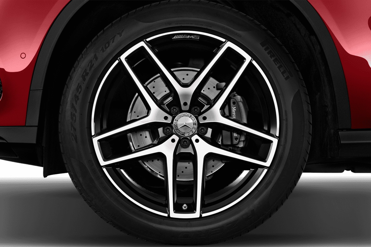 Radkappe oder Felge eines Mercedes GLE-Coupé