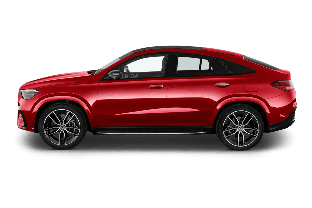 Seitenansicht eines Mercedes GLE-Coupé Plug-in-Hybrid
