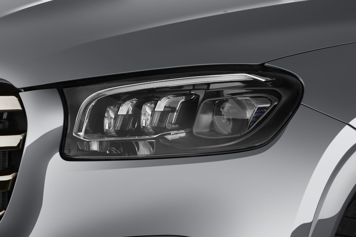 Frontscheinwerfer eines Mercedes GLS