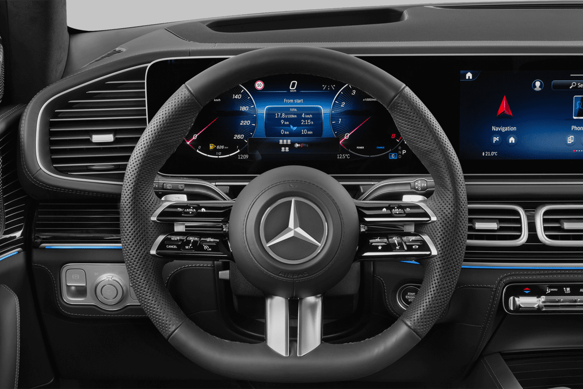 Lenkrad eines Mercedes GLS