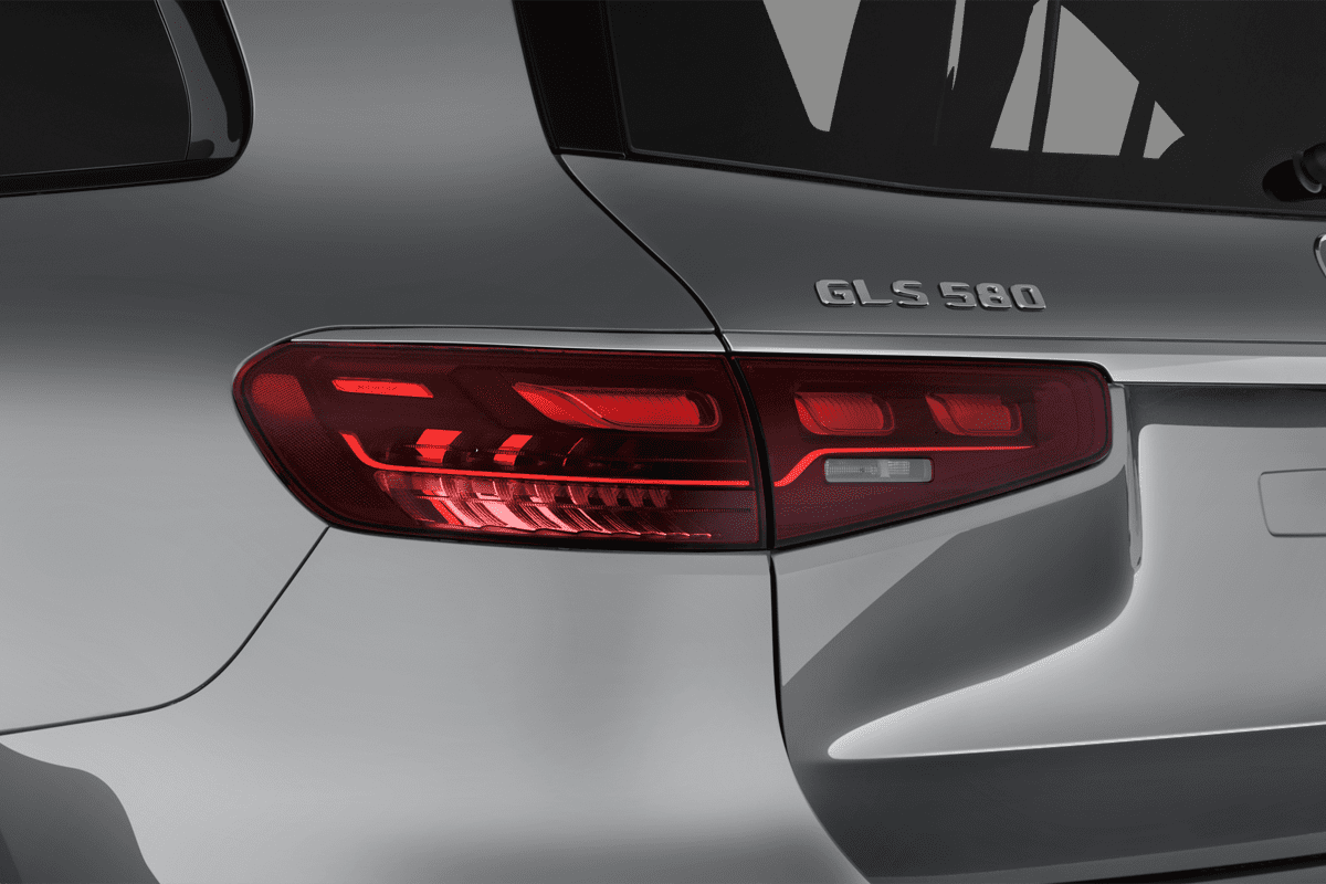 Heckleuchten eines Mercedes GLS