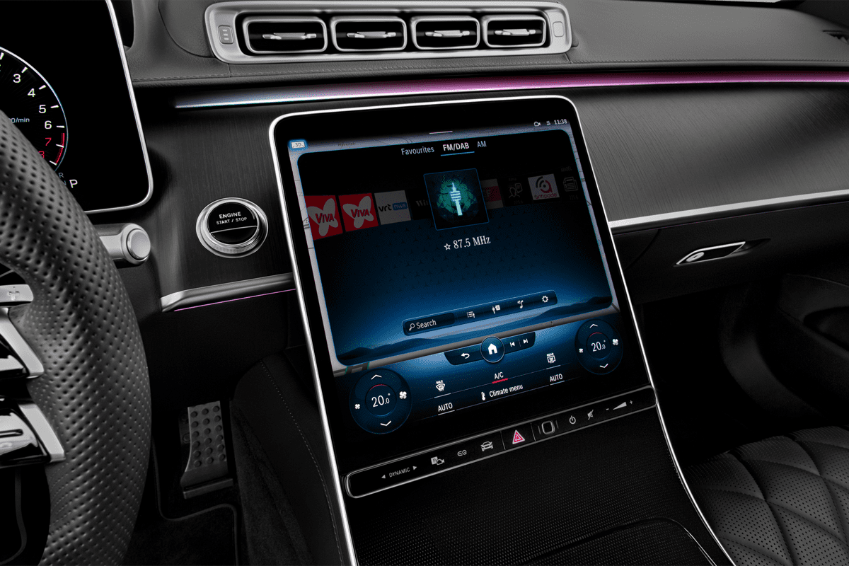 Audiosystem eines Mercedes S-Klasse Plug-in-Hybrid